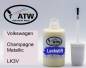 Preview: Volkswagen, Champagne Metallic, LK3V: 20ml Lackstift, von ATW Autoteile West.